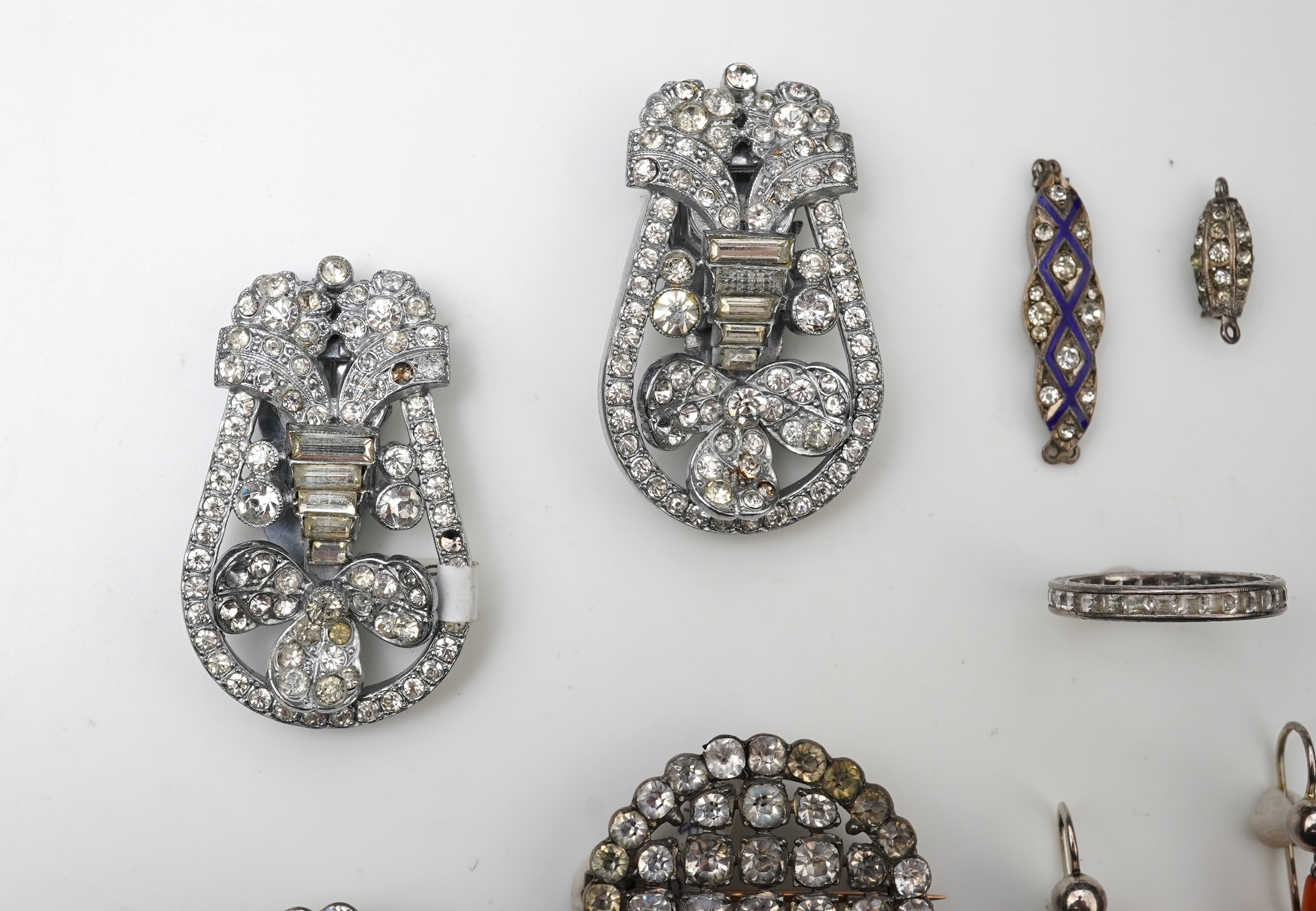 A collection of costume jewels, first half 20th century